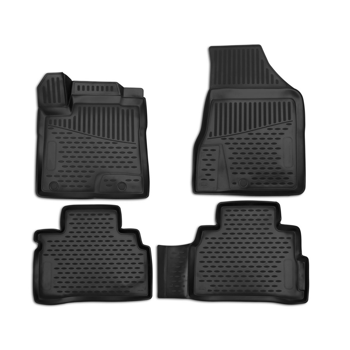 Nissan Murano Floor Mats - Omac - Rubber TPE - Black - 2015-2018